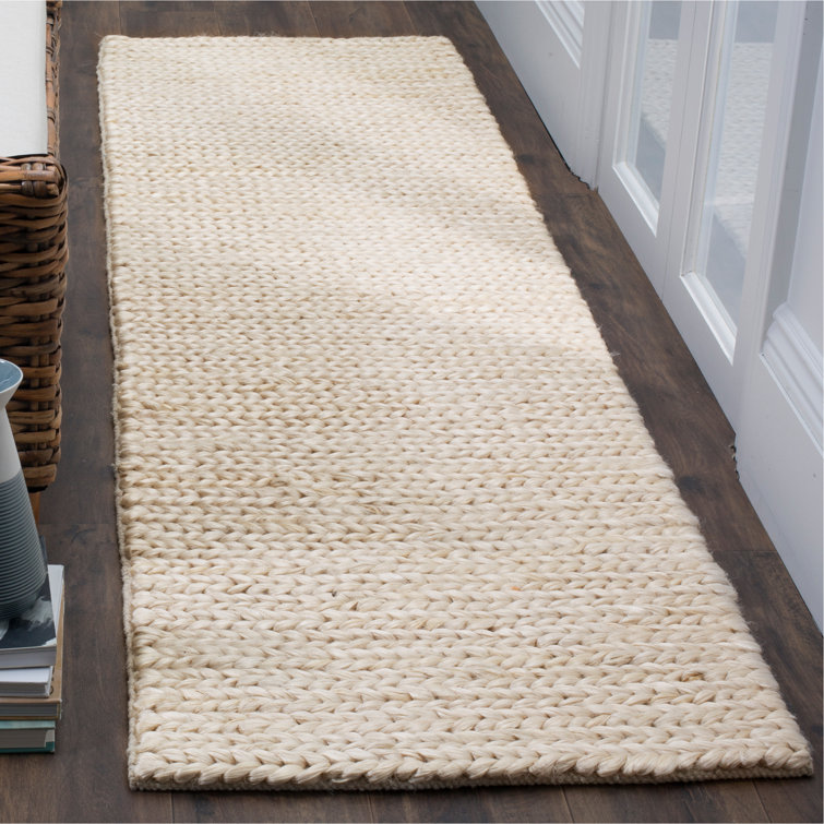 Pennsburg Natural Fiber Hand Woven Jute Chevron Rug