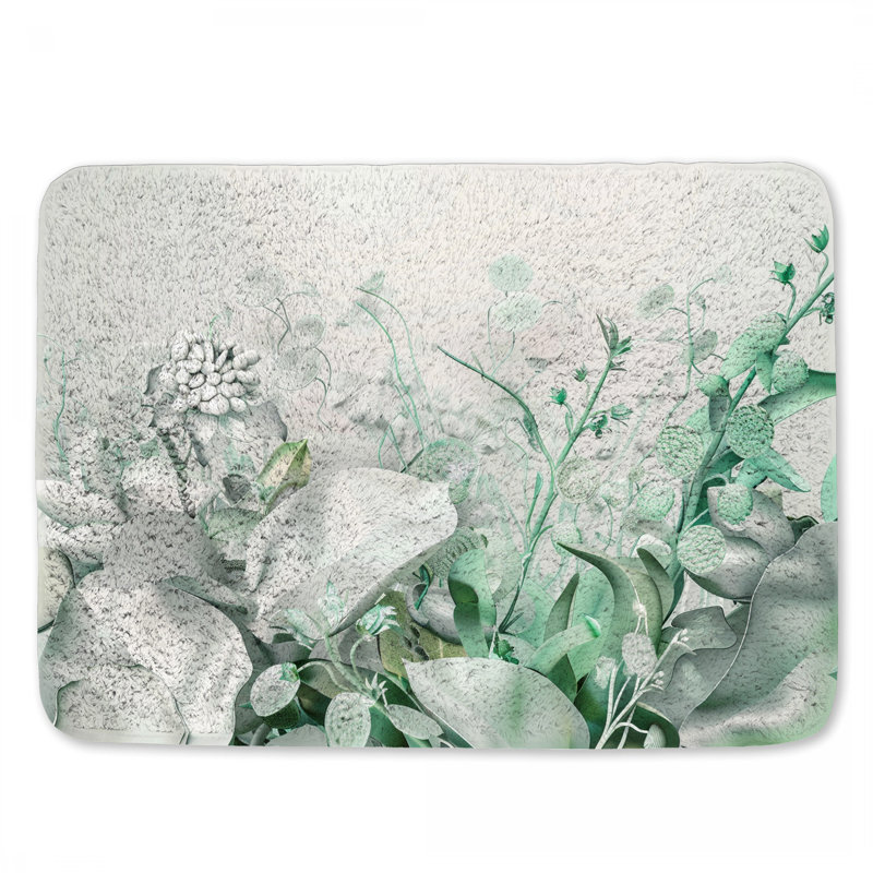 Tapis de bain Botanical Floral, L 21 po x L 34 po