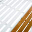 Structure de chaise longue d'extérieur réglable à 5 positions avec tablette latérale en acacia au fini teck Acrea-129868380