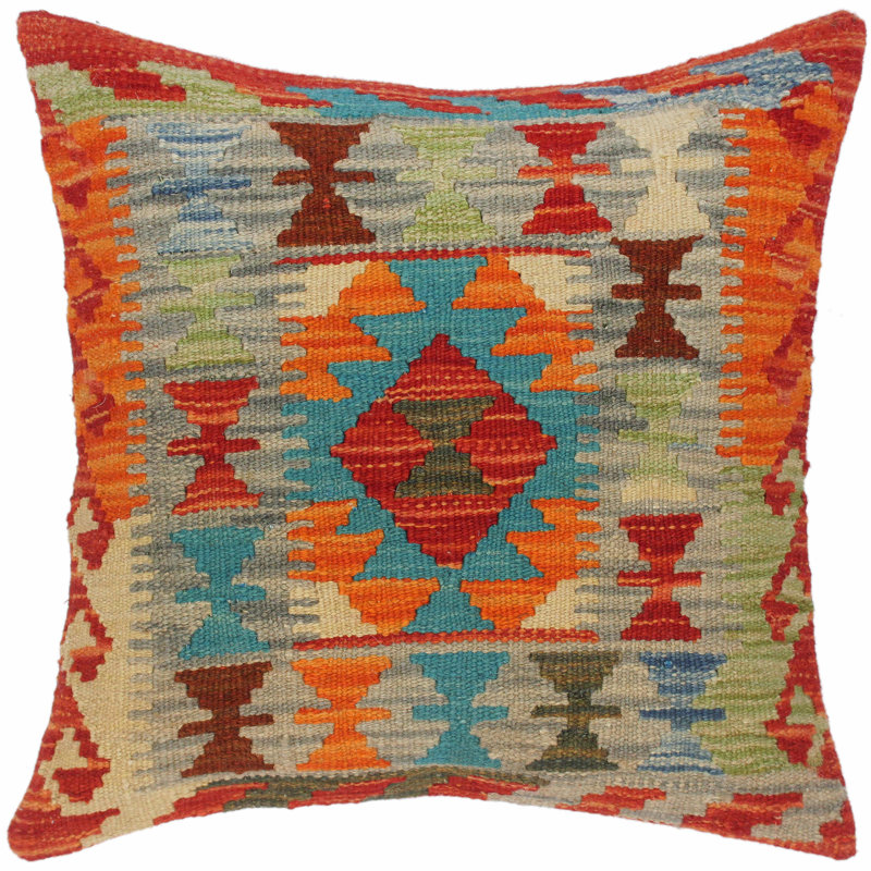 Yanira Geometric Throw Pillow