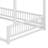 Floor Bunk Bed Frame With Ladder And Safety Guardrails-946527247-946527246