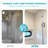 High Pressure 4-Spray Pattern Handheld Rv Shower Head With 60" Hose And Pause Switch In Chrome