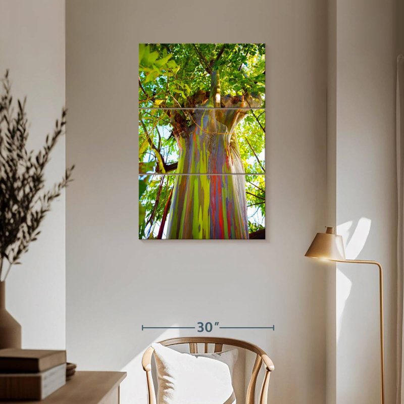 Harnek Rainbow Tree Trunk, 57" H x 36" W