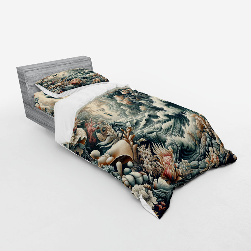 Polyester Not Solid Color Duvet Cover, Twin Extra Long Duvet Cover + 2 Additional Pieces