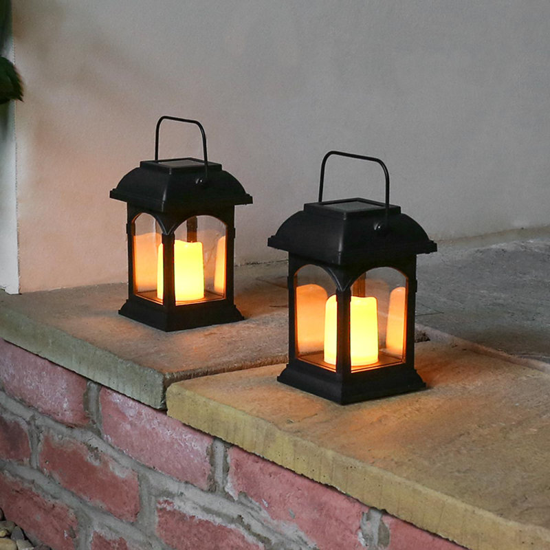 Wilkins 15cm Solar Powered Integrated LED Square / Rectangular Lantern