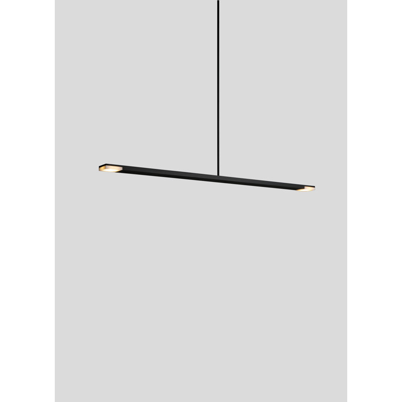 Virga 1 - Light LED Pendant, Black Anodized, 3500K