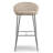Uzair Upholstered Counter Stool with Metal Frame