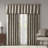 Aubrey Jacquard Single Window Valance-1638436145
