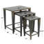 Table d'appoint en osier / rotin