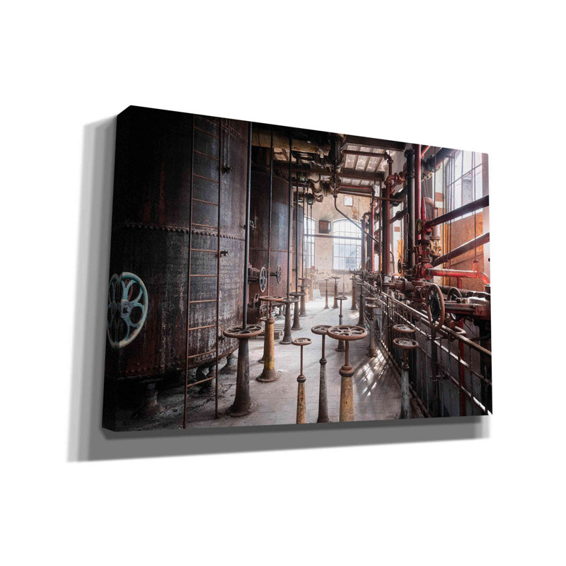 Canora «Industrial Herritage» par Roman Robroek, art mural sur toile, H 18 po x l 26 po x P 0,75 po
