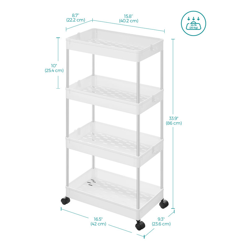 86cm H x 42cm W Utility Cart