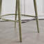 Tabouret de bar rembourré à hauteur de comptoir avec pieds et repose-pieds robustes en métal (ensemble de 2)-449523461