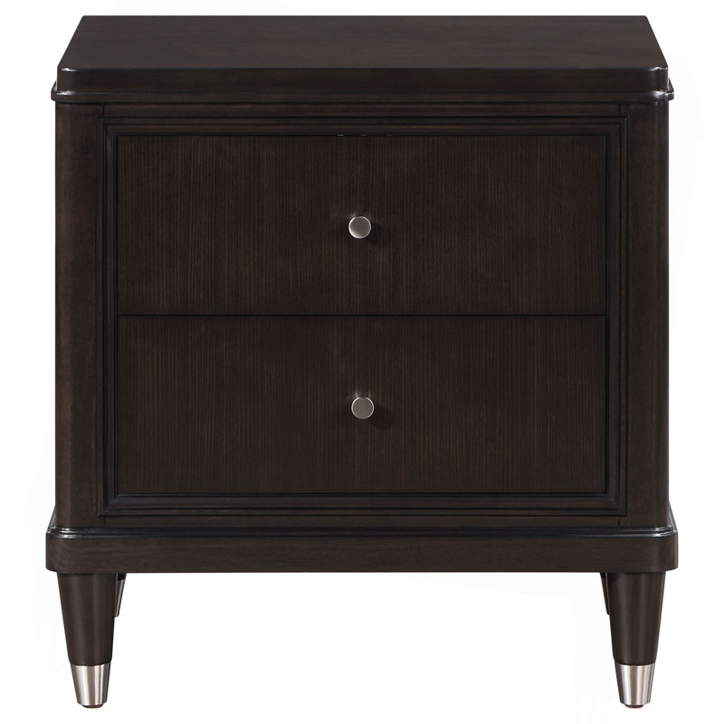 Niguel  2-Drawer Nightstand, Brown