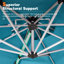 Legend 4m Cantilever Parasol With Base-1057803905