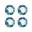 Gold Exotic Porcelain Salad/Dessert Plate