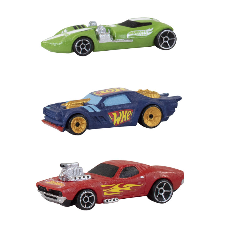 Ensemble de 3 petites décorations pour aquarium Hot Wheels