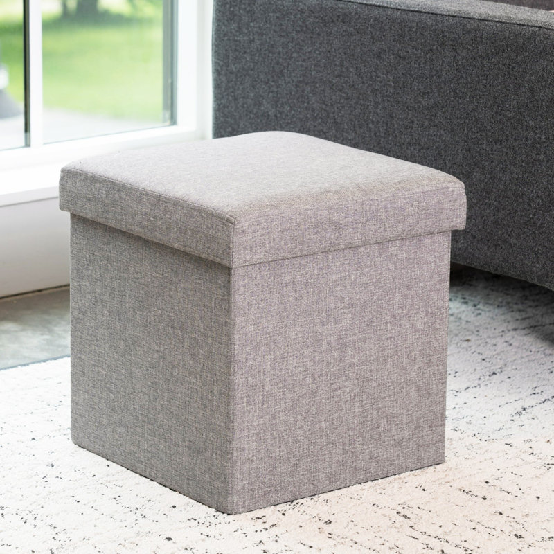 collapsible storage Ottoman