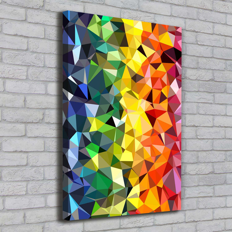 Geometric Background - Wrapped Canvas Print