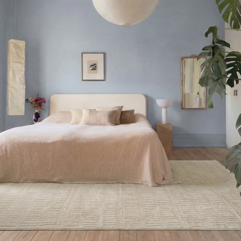 Tapis lavable Shell, Beige os, Rectangle 7 pi 10 po x 10 pi