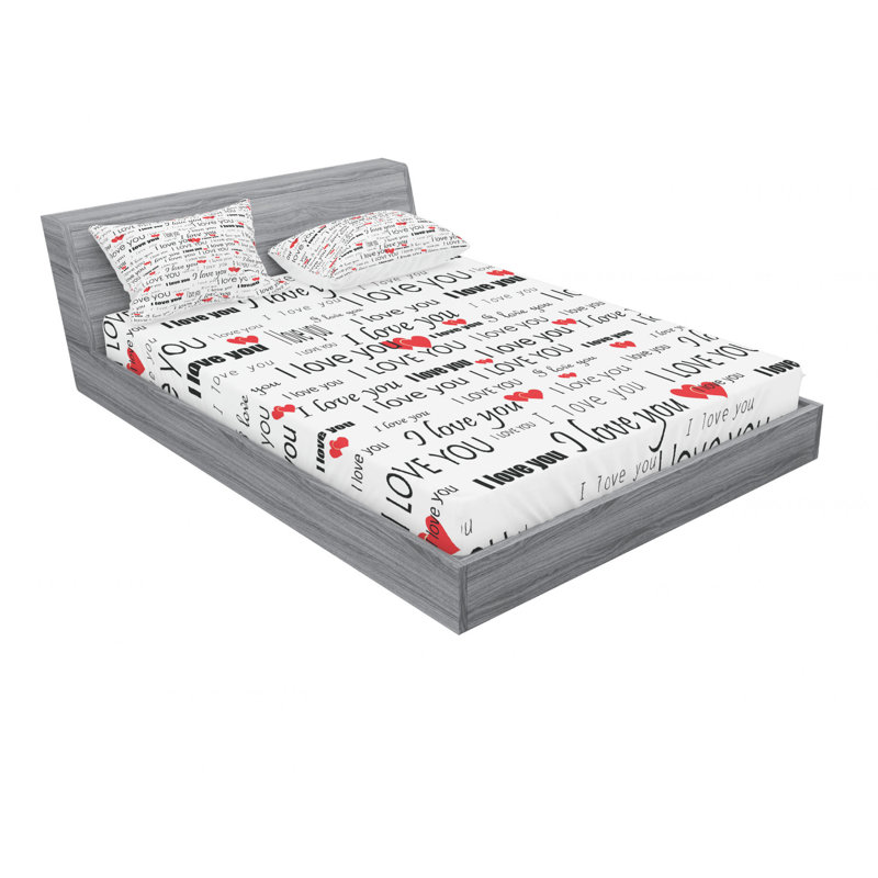 Microfiber Sheet Set, Full/Double Sheet Set with Fitted Sheet