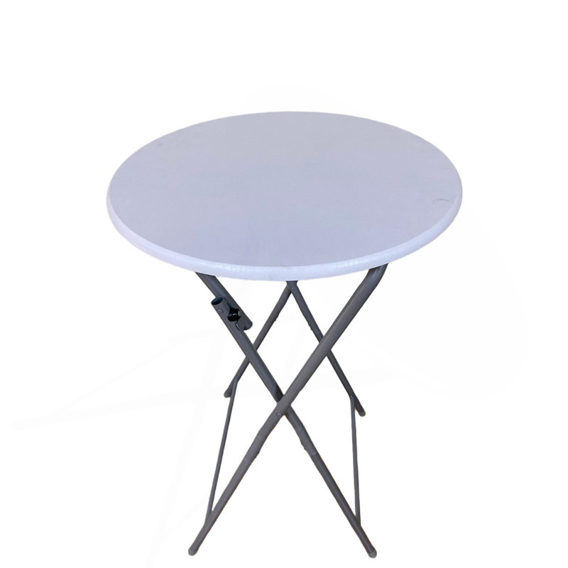 Ensemble de 2 tables de bar pliantes