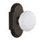 Cottage Plate with White Porcelain Door Knob-53191280-56930341
