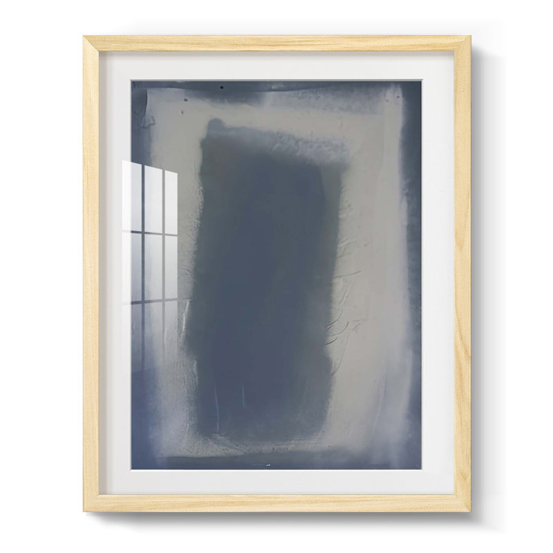 The Shadow Framed Print, White, Natrual Framed Paper