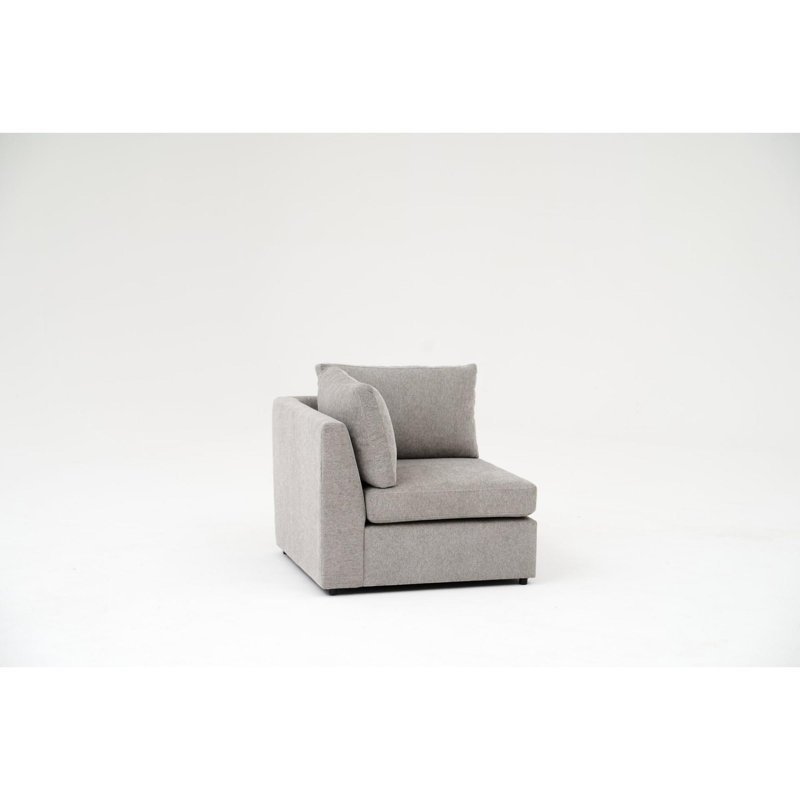 Corner Module, Light Gray Polyester