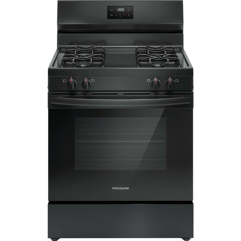 Frigidaire 30" Gas Range, Black