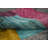 Distressed Wool Colourful Patchwork Area Rug 8x10