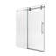 44"-48"W*76" H Frameless Single Sliding Shower Door – 5/16" (8mm) Clear Tempered Glass, Bypass Design with Chrome Finish-129453901