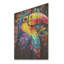 Jaune et bleu, jungle tropicale toucan I - animal toucan sur bois-1084405061