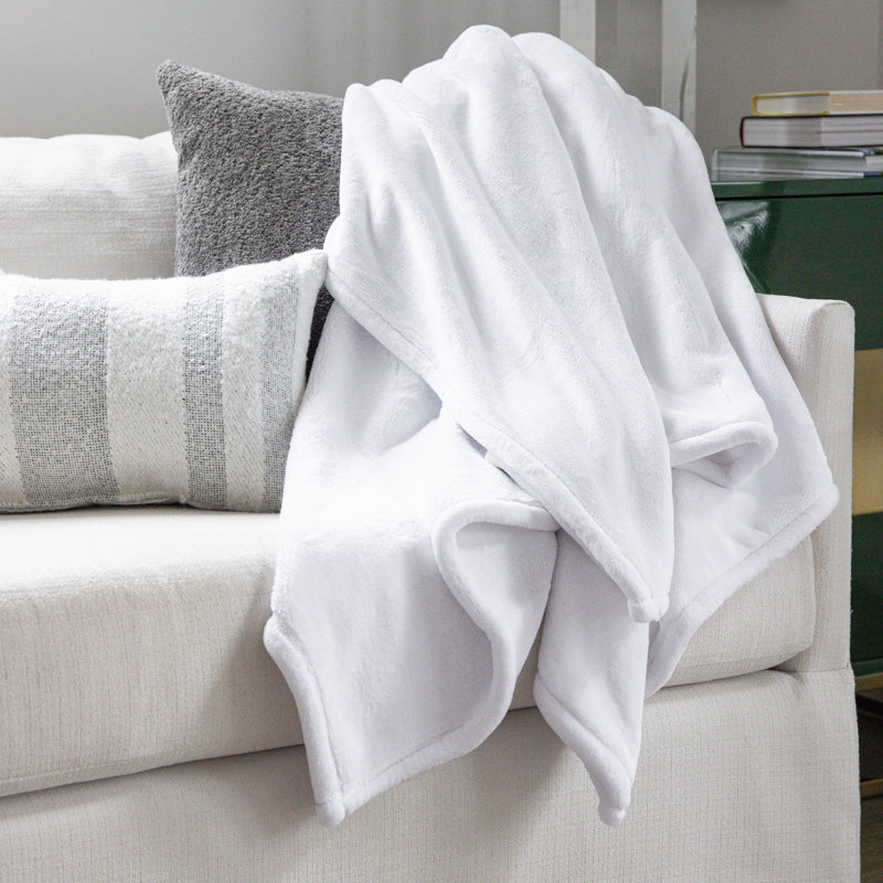 Couverture nuage, L 70 po x l 50 po, Blanc