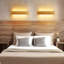 Javoris Steel Solid Wood LED Flush Mounted Sconce-585982521