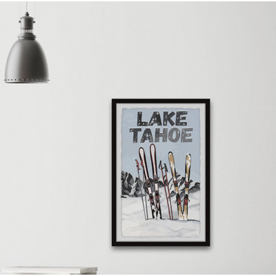 " Winter In Lake Tahoe " Painting Print