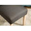 Chaise parsons capitonnée en bois massif, ensemble de 2