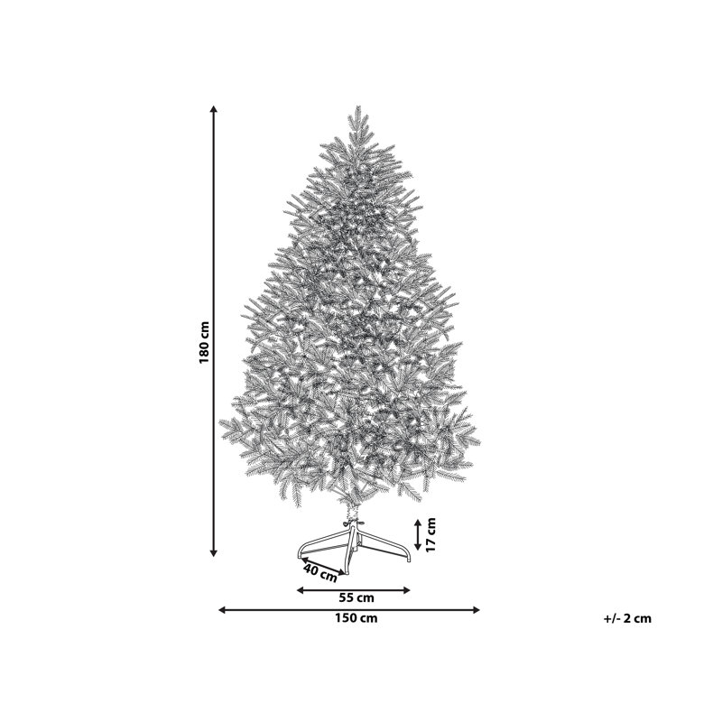 Blue Spruce Christmas Tree, 6.89ft H