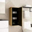 Armoire d'appoint flottante en chêne naturel