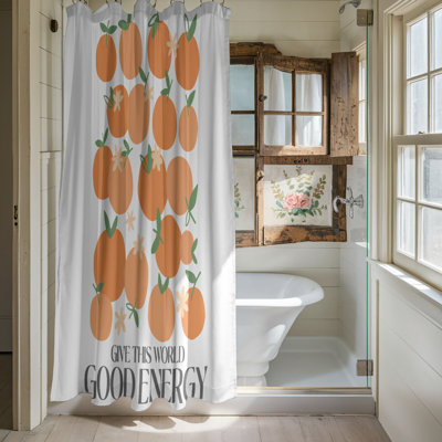 Rideau de douche rustique 1 pièce Boho