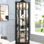 Vitrine noire en verre American Design