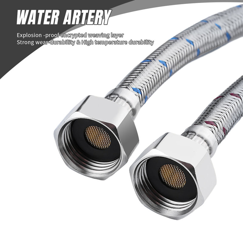 Chrome Waterfall Single-Hole Bathroom Faucet with Drain Assembly
