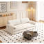 Grand canapé-lit 66 po, canapé-lit convertible 3-en-1 avec rangement latéral, causeuse multifonctionnelle en velours pour le salon, la chambre à coucher, un appartement, un bureau-1687209598