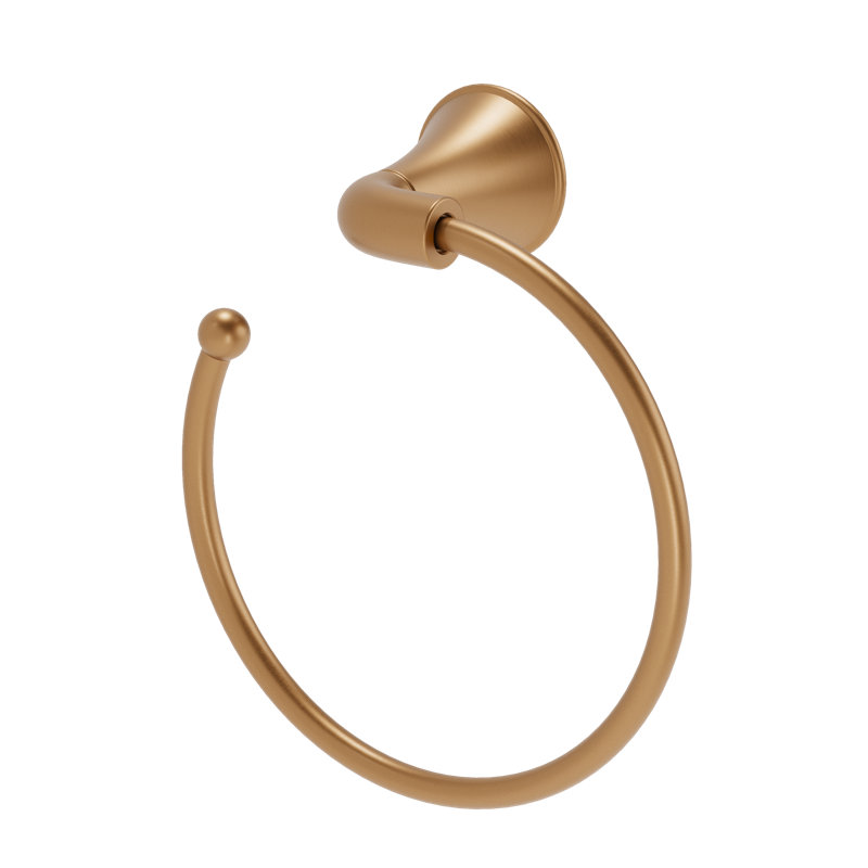 Elm Towel Ring, Brushed Bronze