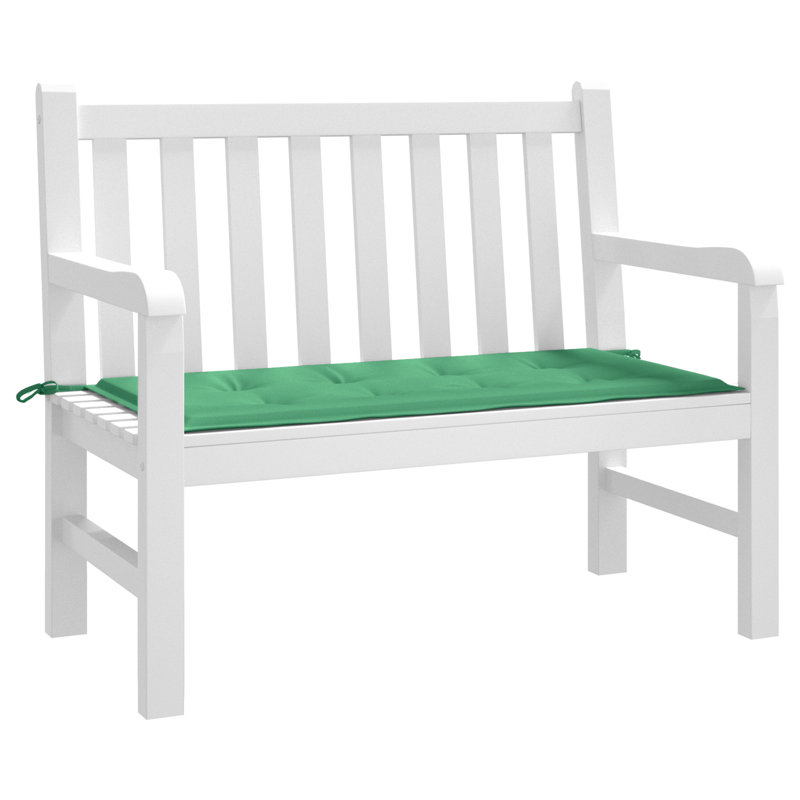 Outdoor Seat Cushion, 1.2" H x 47.2" W x 19.7" D, Green