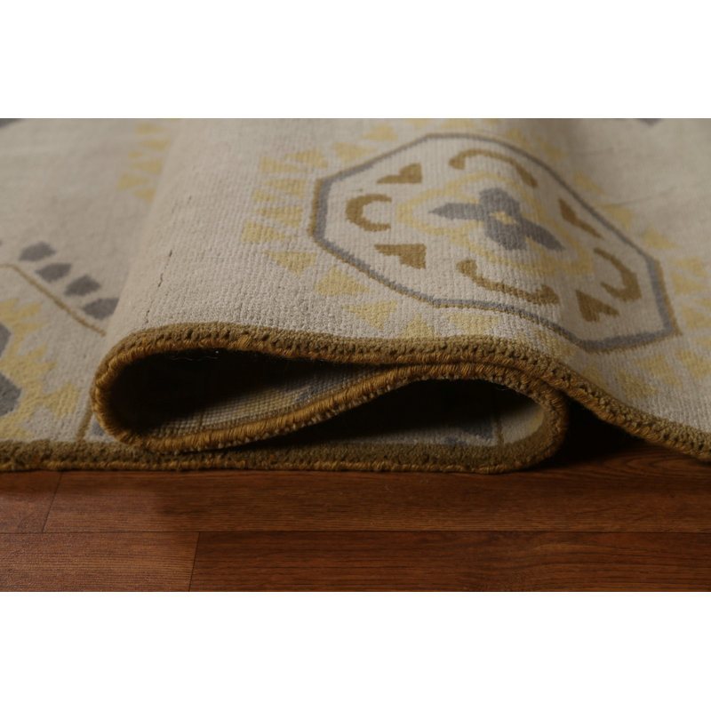 One-of-a-Kind 8'0'' X 10'6'' New Age Wool Area Rug in Beige