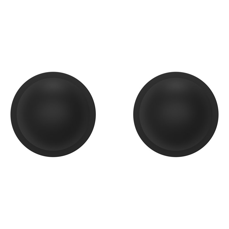 5041 Knob 2.09375 Diameter Round, Satin Black