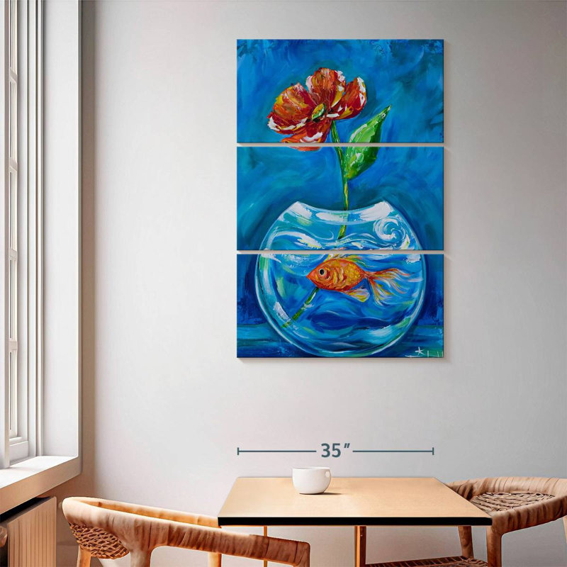 Brampt Goldie, 65" H x 42" W