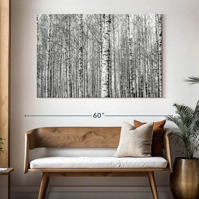 Harnek Naked Birch Forest, 34" H x 51" W