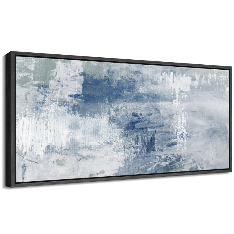 Effet de peinture abstraite grunge, H 30 po x l 60 po, Noir, noir, noir, noir