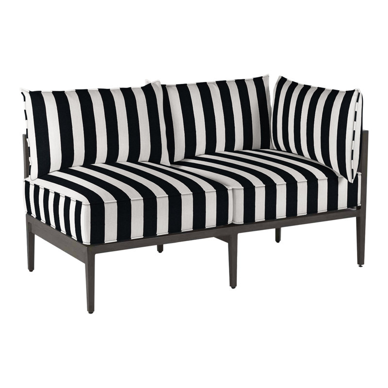 Santa Barbara Aluminum Raf, Welt, Cabana Stripe Midnight, Standard Plus